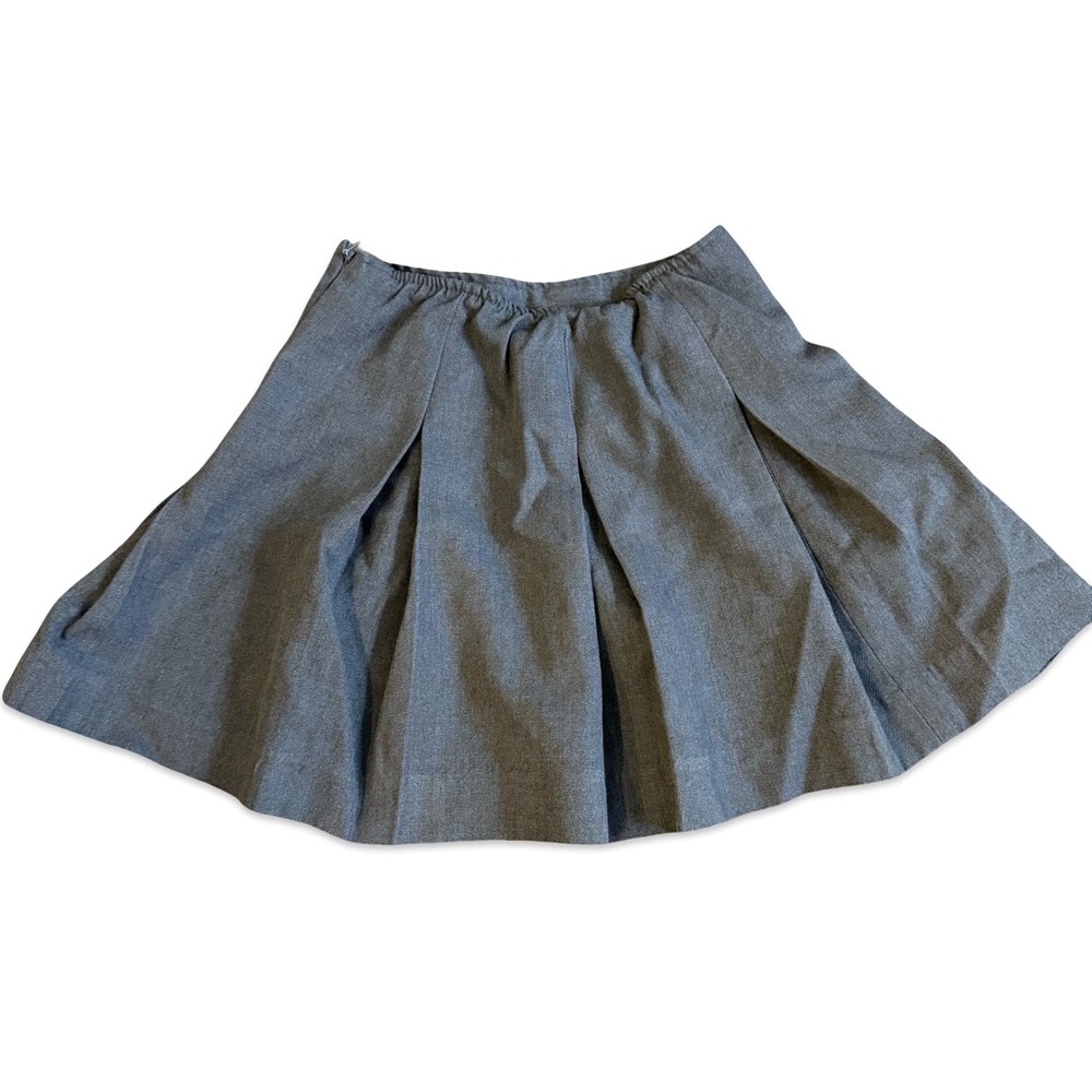 Dennis Gray Pleated School Skirt Uniform Style Size 5